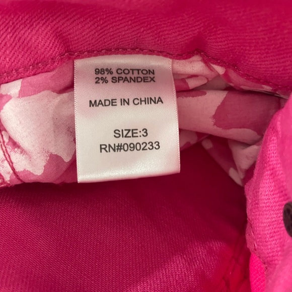 BARBIE Pink Roxy Super Skinny Fit Denim Stud Jeans Sz 3 - Picture 14 of 16